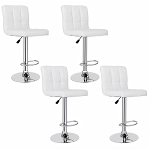 Tùy chỉnh hiện đại Nordic bọc thanh cao ghế kim loại PU da thanh phân - Product Image 4