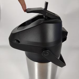 Distributeur d'eau et de café thermique à <span class=keywords><strong>double</strong></span> <span class=keywords><strong>paroi</strong></span> en acier inoxydable avec pompe à levier et isolation sous vide - Product Image 4