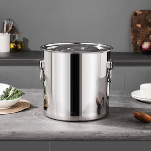 Marmite épaissie pour restaurant Marmite à soupe en acier inoxydable Grande marmite pour la cuisine commerciale - Product Image 5