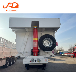 Semi-remorque benne basculante 60 tonnes <span class=keywords><strong>à</strong></span> vendre, 3 essieux, châssis renforcé pour le transport de terre en zone montagneuse - Product Image 3