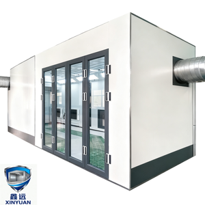 Konverter Katalitik yang Ditingkatkan Pemanas Diesel 12KW Bilik Semprot Mobil Suhu Pengeringan 80C Peningkatan Pengurangan Emisi Ketat - Product Image 3