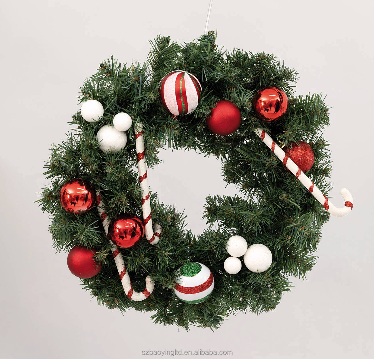 40cm Wholesale Christmas Wreaths - Elegant \u0026 Sustainable, image size:1299x1244