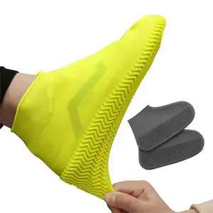 Venta al por menor de tamaño personalizado cubiertas de zapatos de silicona protectores impermeables protectores de zapatos de viaje para al aire libre