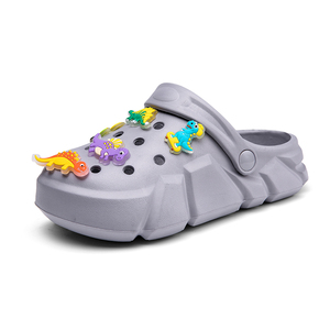 2025 Lichtgevende Nacht 3D Designer Kinderen Groothandel Dinosaurus Tuin Schoenen Decoratie Charm LED Schoen - Product Image 1
