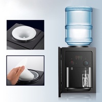 Distributeur d'eau de comptoir en verre, mini-refroidisseur/distributeur d'eau électrique chaud et froid personnel, vente en gros