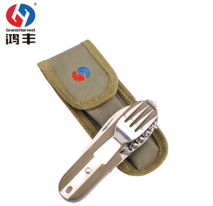 <span class=keywords><strong>Utensilios</strong></span> de <span class=keywords><strong>Cocina</strong></span> Plegables de Acero Inoxidable para Acampar, con Bolsas de Almacenamiento - Product Image 3