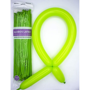 Globos de Látex Party Love 260 Verde Pistacho 50 Unidades Para Decoración - Product Image 1