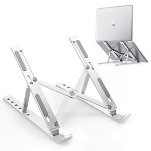 2024 New Aluminum Alloy Laptop Holder Stand Adjustable Foldable Portable for Notebook Computer <strong>Bracket</strong> Lifting Cooling Holder - Product Image 5