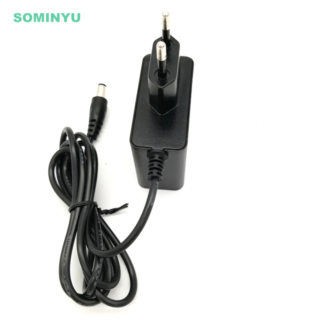 KCC ROHS Certified Power Adapter Ac Adapter with EU KOREA 4.2V 8.4V 12.6V 1a 1.5a 2a DC VI Plug in 3 Years 69*43*28mm Sominyu