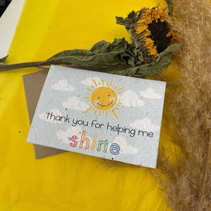 Marque-page personnalisé en papier semence écologique pour invitations de mariage et calendriers - Product Image 4