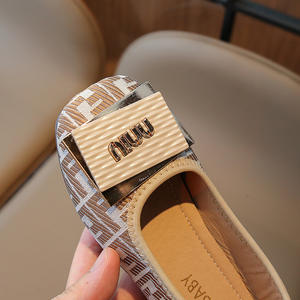 Sepatu Flat Anak Perempuan Model Baru Musim Semi Gugur 2026, Sepatu Putri Manis Bermerek Fashion Sol Lembut untuk Anak-anak - Product Image 4