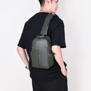 Custom Logo Business Travel Bags for Men PU <b>Leather</b> Waterproof School Student Back Pack Casual Sports Bagpack <b>Laptop</b> <b>Backpacks</b> - Product Image 5
