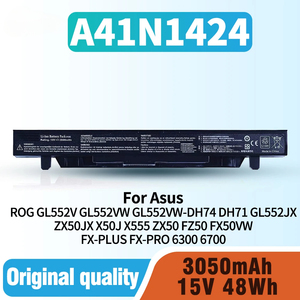 Batterie d'ordinateur portable standard A41N1424 pour la série ASUS ROG GL552V/<span class=keywords><strong>GL552VW</strong></span>/GL552JX - Noir - Product Image 2