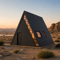Maison A-Frame Modulaire Exécutive S780 pour Logement de Vacances, Hébergement Commercial, Support de Fabrication et Entreprises de Travaux