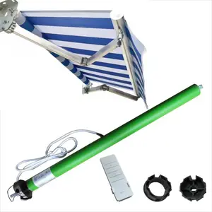 Remote Control Tubular motor for rolling shutter outdoor perloga kit awning 59mm tube with manual