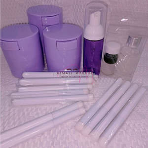 Bouteille noire de shampooing personnalisé pour cils, mousse nettoyante pour cils, mousse nettoyante pour cils - Product Image 3