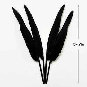 Ngỗng Đen lông cho đám cưới thủ công trang trí nhà gói của <span class=keywords><strong>100</strong></span> vật làm và vật làm vật Cung cấp Thổ Nhĩ Kỳ lông bút lông - Product Image 4