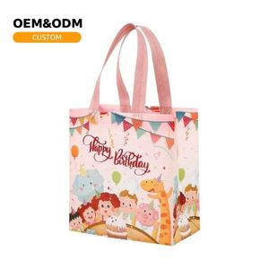 Sac fourre-tout imprimé grande capacité, écologique, pour cadeaux, emballage, sac non tissé, personnalisé, vente en gros - Product Image 1