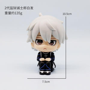 Figuras de Acción de Anime de PVC de Cabeza Grande, Versión Q, 10.5 cm, Color Azul, Juego de Juguetes de Dibujos Animados, Coleccionables, Decoración para Automóviles, Venta al por Mayor - Product Image 5