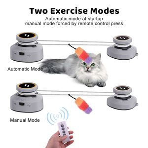 Jouet interactif intelligent pour chat 2026 avec télécommande |   Modes automatique et manuel, simulation sonore, plume remplaçable pour la santé et le plaisir de votre animal de compagnie - Product Image 3