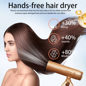 Asciugacapelli Senza Mani 1200W con Motore Potente, Asciugacapelli Professionale per Asciugatura Rapida - Product Image 1