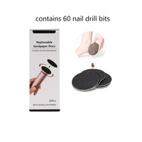 Avec 60 pièces, appareil électrique pour enlever les callosités des pieds, perceuse à ongles, vernis pour les pieds, élimination des peaux mortes, callosité, broyeur électrique pour les pieds