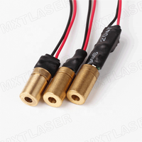 D6x10mm 635nm 650nm 1mw 5mw 10mw 50mW 100mW lentille PMMA/lentille en verre Module Laser à point rouge pilote APC de qualité industrielle 3V 5V DC