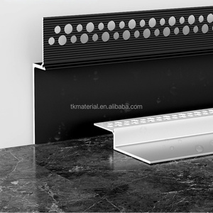 Perfil de Aluminio en Forma de L de Alta Calidad TK para Zócalo Empotrado, Línea Oculta en la Pared, Rodapié Metálico Empotrado, Perfil Decorativo con Espacio de Sombra - Product Image 4