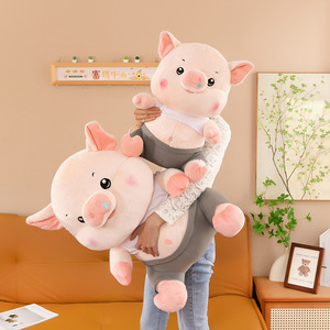 Peluche a forma di maialino grasso dei <span class=keywords><strong>cartoni</strong></span> <span class=keywords><strong>animati</strong></span>, imbottito in cotone PP, per bambini e bambine 8-13 anni, cuscino da abbraccio per dormire, vendita all'ingrosso per l'esportazione - Product Image 4