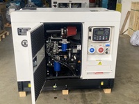 Générateurs diesel silencieux numériques intelligents portables de 10 kW et 15 kW avec roues mobiles, générateur diesel super silencieux, générateur sur remorque