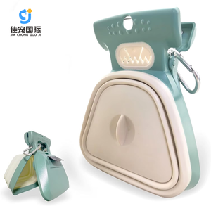 Pelle à crottes pour chiens avec sacs Pelle à crottes pour chiens portables pour petits et moyens chiens Sacs à crottes et <span class=keywords><strong>pince</strong></span> à laisse inclus - Product Image 1