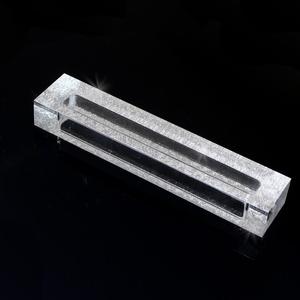 3 परतों Plexiglass कोषेर स्क्रॉल पट्टिका नीले एक्रिलिक Lucite चर्मपत्र Mezuzah मामले - Product Image 2