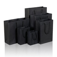 Top vente Sac en papier cadeau personnalisé pour bijoux montres Sacs d'emballage blancs Sacs d'emballage noirs pour lunettes avec impression de logo