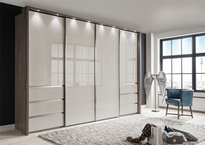 <span class=keywords><strong>Armadio</strong></span> <span class=keywords><strong>Guardaroba</strong></span> Personalizzato in Legno Bianco Lucido per Camera da Letto dal Design Moderno con <span class=keywords><strong>Ante</strong></span> <span class=keywords><strong>Scorrevoli</strong></span> - Product Image 4