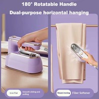Fer à repasser vapeur portable 1200W pour vêtements, double fonction (humide et sec), réservoir d'eau 150ML, petit fer à vapeur domestique