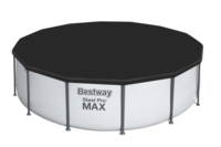 Bestway 56420 Kunststoff-Metallrahmen-Schwimmbecken Familien-Rundpool mit Gestell 3,66m*1,22m
