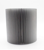 Profil LED haute densité en aluminium 6063 série 6000 anodisé, dissipateur thermique en forme de tournesol, usinage CNC, avec services de pliage et de soudage