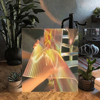 Intérieur Extérieur Polymère Polymère Nano Transparent Affichage Mur de verre IP65 LED pour Magasin de détail Ascenseur Aéroport Utilisation OEM 1 an