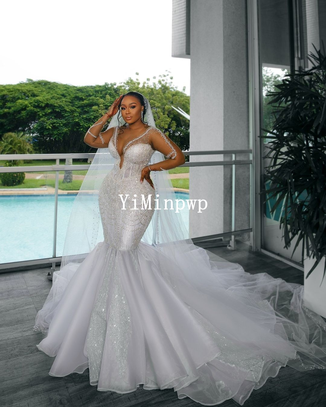 lace long evening dress WHITE LACE DRESS WITH LONG SLEEVES