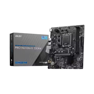 สำหรับเมนบอร์ด <span class=keywords><strong>MSI</strong></span> <span class=keywords><strong>H610M</strong></span>-S WIFI D4 รองรับซีพียูอินเทลรุ่นที่ 12/13 สำหรับคอมพิวเตอร์ประกอบสำเร็จ - Product Image 1