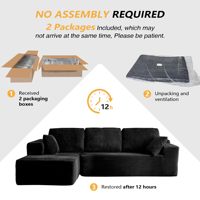 Canapé sectionnel convertible en L, emballage sous vide, vente en gros, ensemble de meubles modernes pour salon