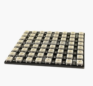 Matrice LED RGB TOPCUS 8x8 WS2812 5050, 64 LED Individuellement Adressables, Panneau d'Affichage Numérique pour Projets d'Éclairage DIY Arduino - Product Image 2