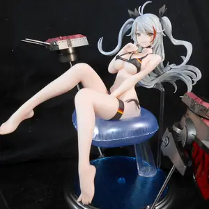 Azur Lane Figure Mimeyoi Duke of York 웨일즈 왕자 유겐 웨이브 애니메이션 소녀 PVC 액션 피규어 장난감 소장 모델 인형