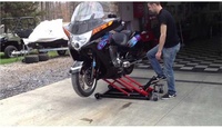 680 KG outils de réparation moto voiture ascenseur Portable hydraulique Mobile ciseaux plate-forme élévatrice moto ascenseur cric certificat CE