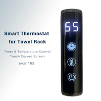 Sèche-serviettes intelligent Tuya WiFi avec thermostat d'ambiance sans fil, contrôleur de chauffage programmable pour la maison, commande par application et vocale