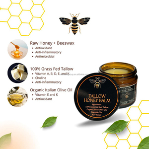 Hersteller Oem Organic Facial Skin Cream Beruhigen Sie feuchtigkeit spendende geschlagene rohe Manuka Honig gras Fed Beef Talg Balsam - Product Image 2