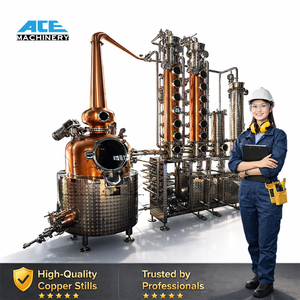 200L Alcohol Distiller Small Distillation Equipment Moonshine Alcohol Distillery - Product Image 4