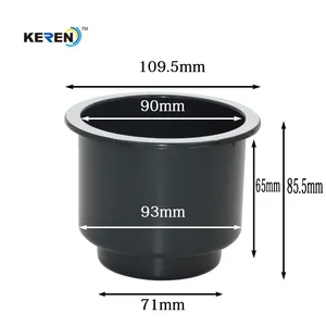 85mmH Recessed Cup Drink Holder For Marine Boat