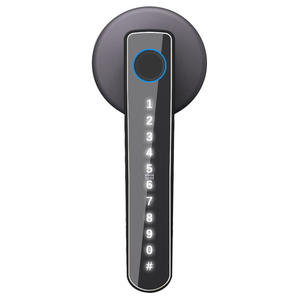 Tuya – serrure de porte intelligente Bluetooth, noire, double mode, déverrouillage par mot de passe, pour maison, bureau, appartement, maison d'hôtes, ABS, acier inoxydable - Product Image 1