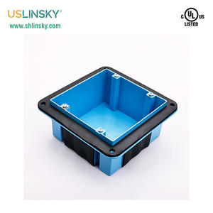 Linsky PB06VB-1 2-Gang 61 Cu dans une boîte de jonction en plastique style canadien avec certification ETL IP54 niveau 2 prises - Product Image 4